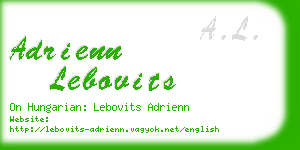 adrienn lebovits business card